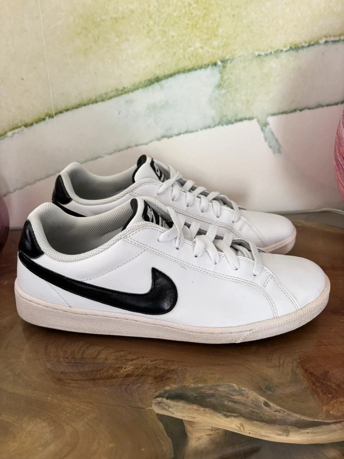 White black Nike court Majestic leather sneakers 44 – photo 2